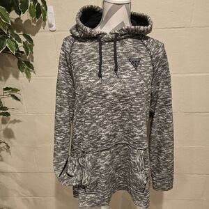 HOLLISTER SURF SU RF HOODIE WOMENS MEDIUM  Zip Sides Blackish Grey White.